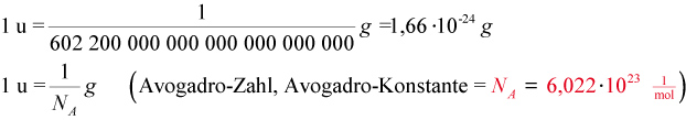 Berechnung der Avogadrokonstante