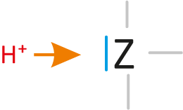 Base = Protonenakzeptor: enthält ein freies Elektronenpaar